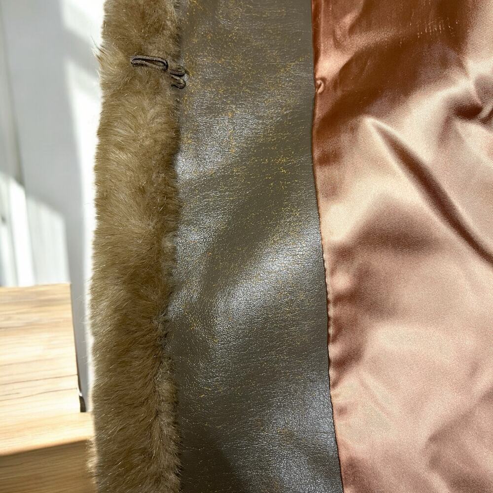 Vintage Women’s 1950’s Tissavel Of France For Country Pacer Faux Fur Coat Size L - Picture 12 of 16